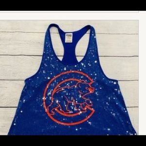 Victoria’s Secret PINK Bling Chicago Cubs Tank Top
